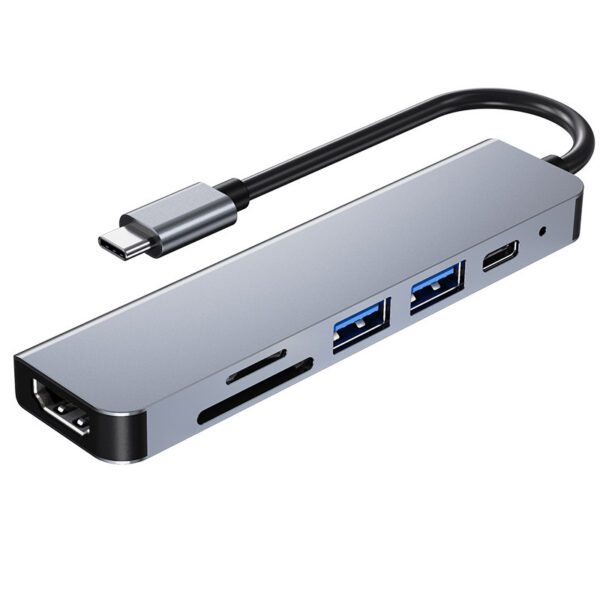 Multi-Function Dock 4K HD USB Notebook Hub – 6 in 1 | Shop Now on CyberRigStore.com