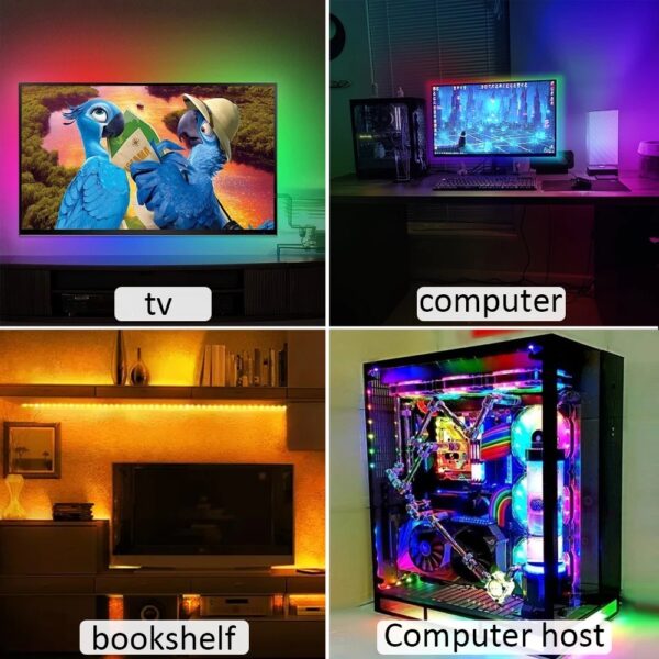 DreamGlow Illumina USB TV Backlight LED Strip - Enhance Your Viewing Experience | Shop Now on CyberRigStore.com