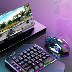 Leilang TF950 Pro Elite One-Handed Gaming Keyboard and Mouse Combo | Shop Now on CyberRigStore.com