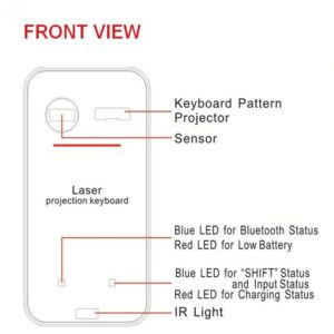 LEING FST Pro Virtual Laser Projection Keyboard | Shop Now on CyberRigStore.com