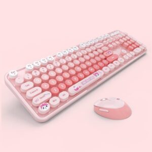 Pastel Pop Wireless Keyboard and Mouse Set - 2024 Edition | Shop Now on CyberRigStore.com