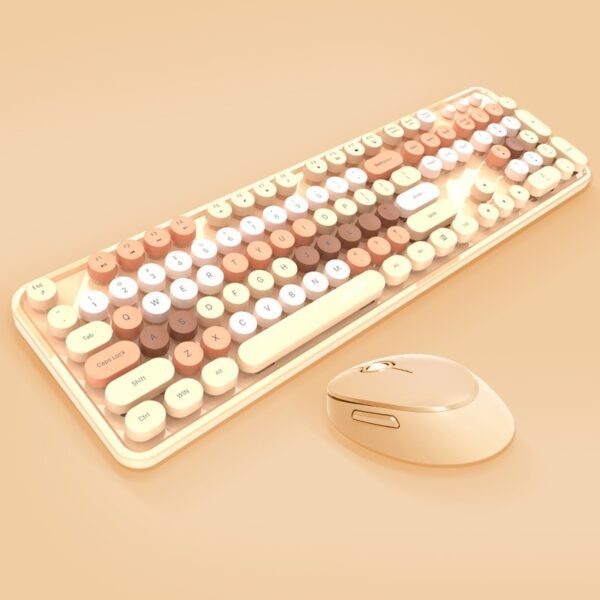 Pastel Pop Wireless Keyboard and Mouse Set - 2024 Edition | Shop Now on CyberRigStore.com