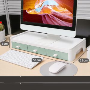 OrganiBoost Pro Monitor Stand with Drawers - Desktop Organizer | Shop Now on CyberRigStore.com