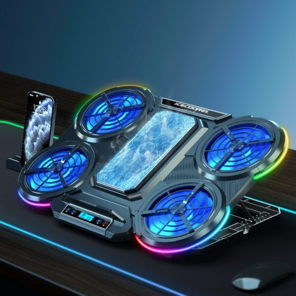 Notebook Play Speed 4-core Laptop Cooler – RGB & Adjustable | Shop Now on CyberRigStore.com