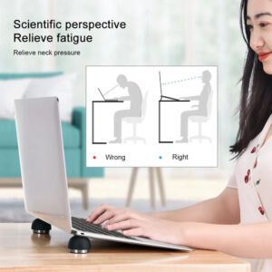 Aluminum Mushroom Laptop Cooling Stand – Portable & Ergonomic | Shop Now on CyberRigStore.com