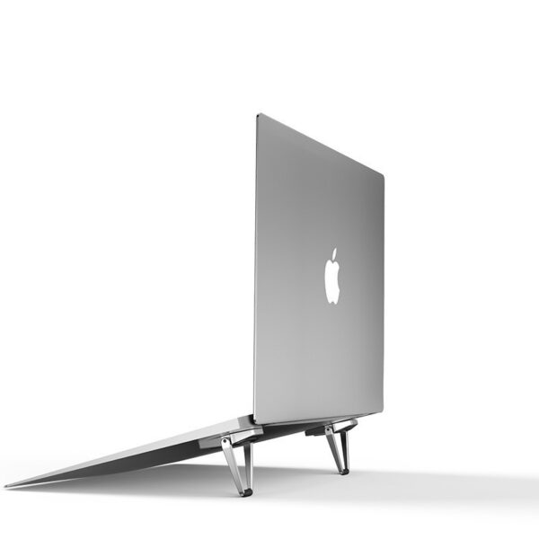 Compact Laptop Cooling Stand – Foldable Metal Holder for Tablets & Laptops | Shop Now on CyberRigStore.com