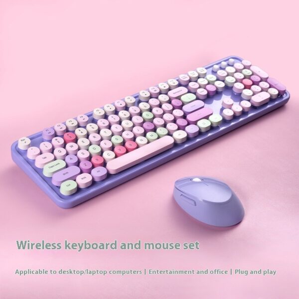 Pastel Pop Wireless Keyboard and Mouse Set - 2024 Edition | Shop Now on CyberRigStore.com