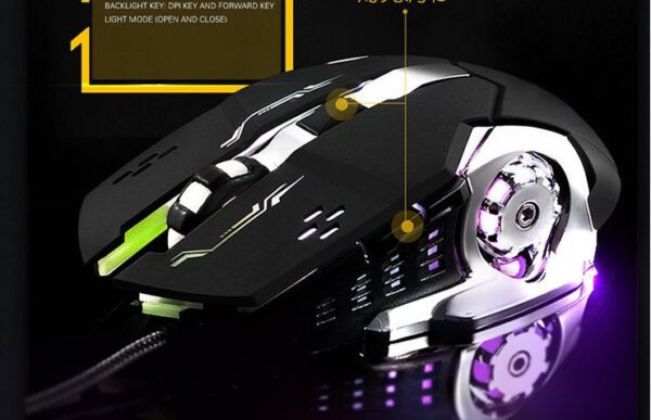 NeonX Pro Elite Wired Gaming Mouse | Shop Now on CyberRigStore.com