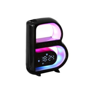 B-Shaped Smart Lamp with Bluetooth Speaker & Wireless Charger | Shop Now on CyberRigStore.com