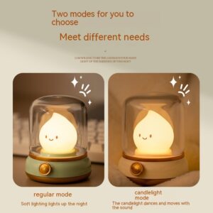 Retro Mini LED Night Lamp with USB Rechargeable Battery | Shop Now on CyberRigStore.com