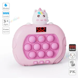 QuickPush Pro – Electronic Pop-Push Fidget Game, 100+ Levels, Sensory Toy | Shop Now on CyberRigStore.com