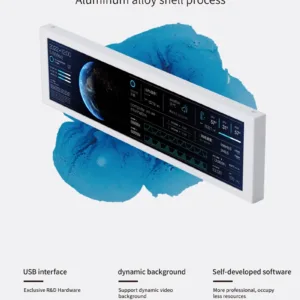 8.8" USB Secondary Display – IPS LCD, 1920x480, CPU & GPU Monitor | Shop Now on CyberRigStore.com