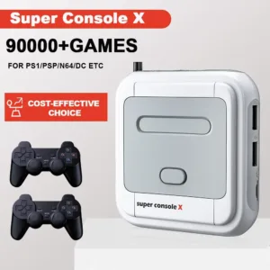 Super Console X – 90,000+ Retro Games, 50+ Emulators, 4K HD, Dual Controllers | Shop Now on CyberRigStore.com