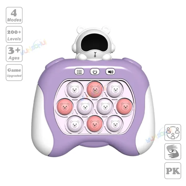 QuickPush Pro – Electronic Pop-Push Fidget Game, 100+ Levels, Sensory Toy | Shop Now on CyberRigStore.com