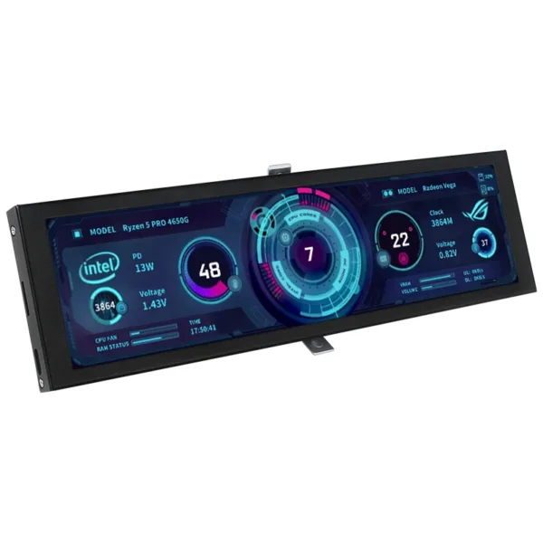 8.8" USB Secondary Display – IPS LCD, 1920x480, CPU & GPU Monitor | Shop Now on CyberRigStore.com