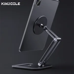 Artpowers Metal Magnetic Tablet Stand – Adjustable & Foldable Desk Holder for iPad, Samsung & More | Shop Now on CyberRigStore.com