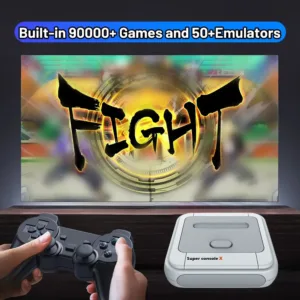 Super Console X – 90,000+ Retro Games, 50+ Emulators, 4K HD, Dual Controllers | Shop Now on CyberRigStore.com