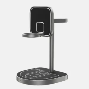 KUXIU X85 3-in-1 Wireless Charging Stand – Basketball Design, MagSafe, Fast Charge | Shop Now on CyberRigStore.com