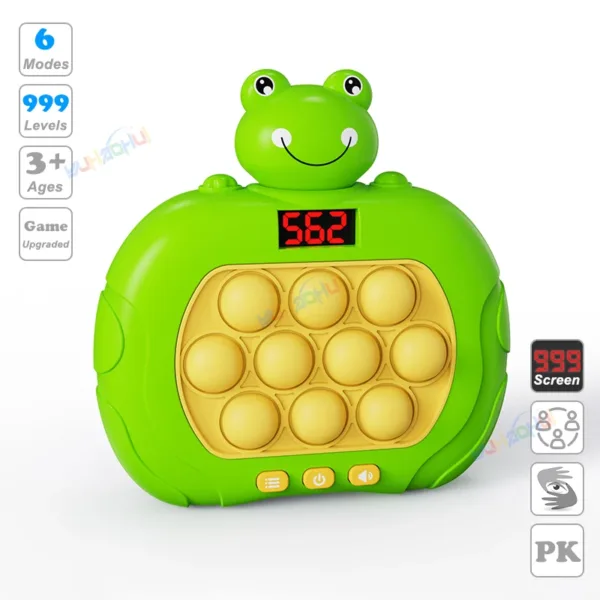 QuickPush Pro – Electronic Pop-Push Fidget Game, 100+ Levels, Sensory Toy | Shop Now on CyberRigStore.com