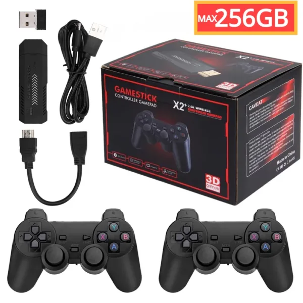 GD10 Plus 4K Retro Game Stick – 58,000+ Games, Dual Wireless Controllers | Shop Now on CyberRigStore.com