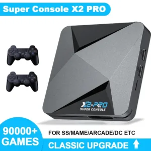 Super Console X2 Pro – 90,000+ Retro Games, 4K UHD, Dual System, Wireless Controllers | Shop Now on CyberRigStore.com