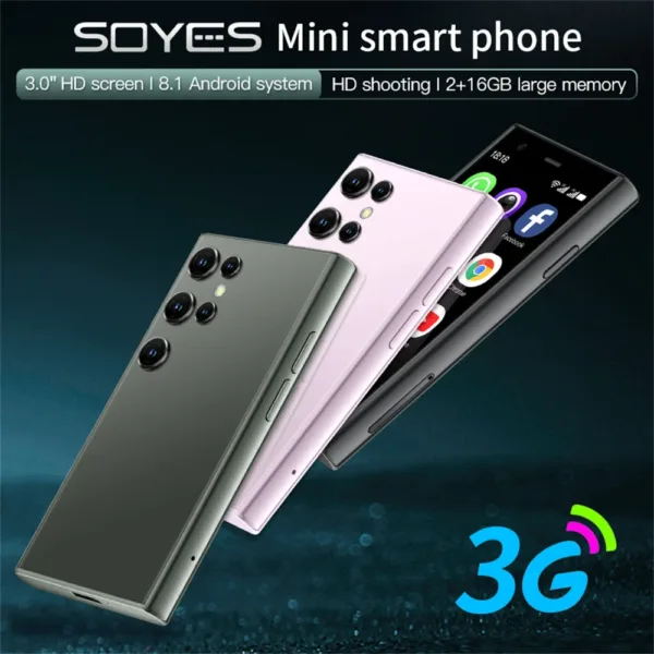 SOYES S23 Mini Smartphone – 3" Android, Dual SIM, Compact & Lightweight | Shop Now on CyberRigStore.com