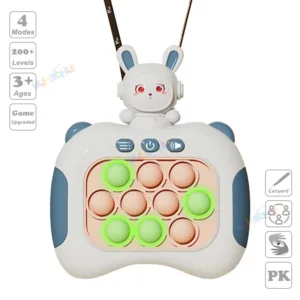 QuickPush Pro – Electronic Pop-Push Fidget Game, 100+ Levels, Sensory Toy | Shop Now on CyberRigStore.com