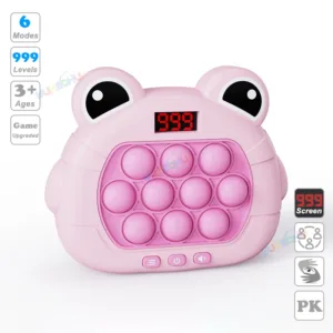 QuickPush Pro – Electronic Pop-Push Fidget Game, 100+ Levels, Sensory Toy | Shop Now on CyberRigStore.com