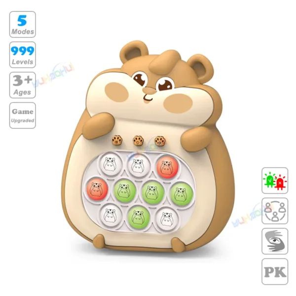 QuickPush Pro – Electronic Pop-Push Fidget Game, 100+ Levels, Sensory Toy | Shop Now on CyberRigStore.com