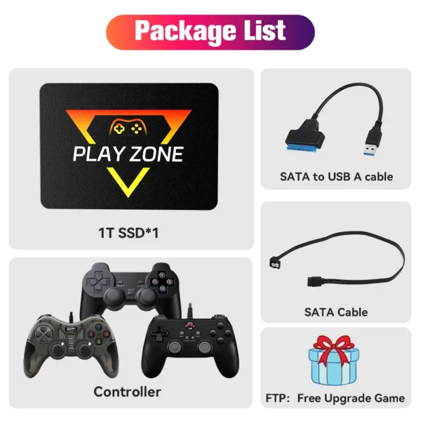 Play Zone 1TB Retro Gaming SSD – 80+ Emulators & 16,191 Games for PS5, Xbox, PC & More | Shop Now on CyberRigStore.com