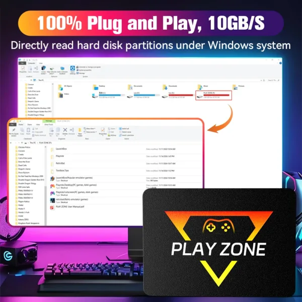 Play Zone 1TB Retro Gaming SSD – 80+ Emulators & 16,191 Games for PS5, Xbox, PC & More | Shop Now on CyberRigStore.com