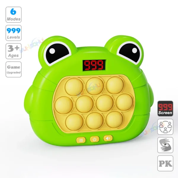 QuickPush Pro – Electronic Pop-Push Fidget Game, 100+ Levels, Sensory Toy | Shop Now on CyberRigStore.com