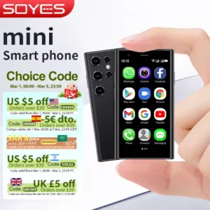 SOYES S23 Mini Smartphone – 3" Android, Dual SIM, Compact & Lightweight | Shop Now on CyberRigStore.com