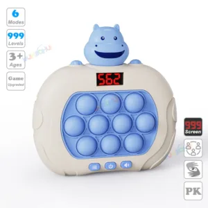 QuickPush Pro – Electronic Pop-Push Fidget Game, 100+ Levels, Sensory Toy | Shop Now on CyberRigStore.com