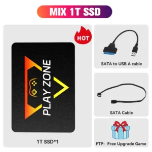 Play Zone 1TB Retro Gaming SSD – 80+ Emulators & 16,191 Games for PS5, Xbox, PC & More | Shop Now on CyberRigStore.com