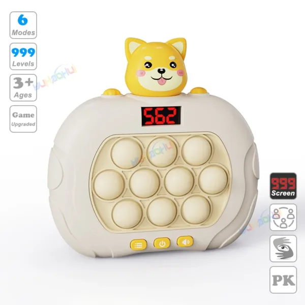 QuickPush Pro – Electronic Pop-Push Fidget Game, 100+ Levels, Sensory Toy | Shop Now on CyberRigStore.com