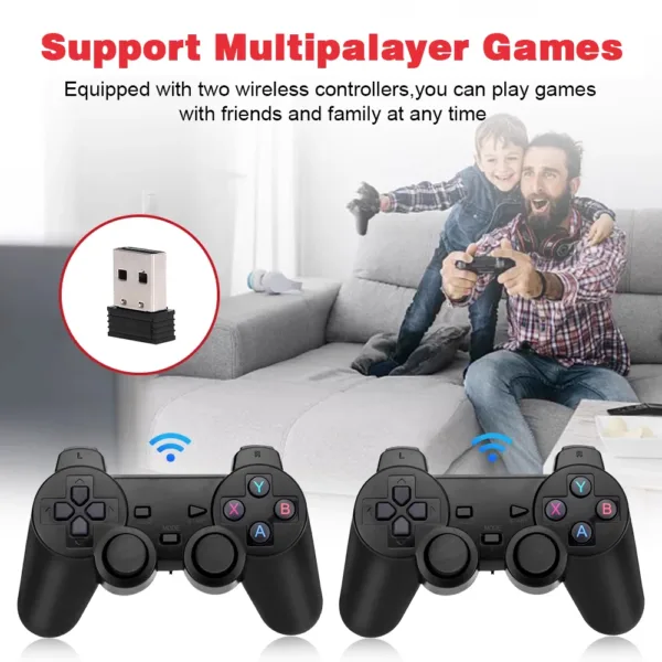 GD10 Plus 4K Retro Game Stick – 58,000+ Games, Dual Wireless Controllers | Shop Now on CyberRigStore.com