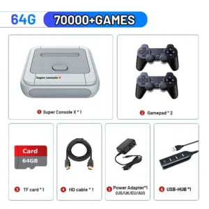 Super Console X – 90,000+ Retro Games, 50+ Emulators, 4K HD, Dual Controllers | Shop Now on CyberRigStore.com