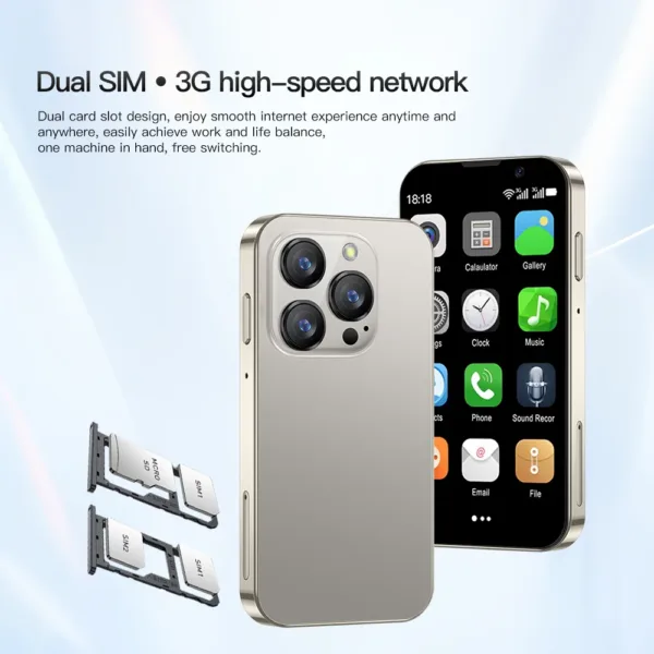 SERVO 16SE Mini Smartphone – 3G WCDMA | 16GB ROM | Face Recognition | Dual SIM | Android 9.0 | Shop Now on CyberRigStore.com